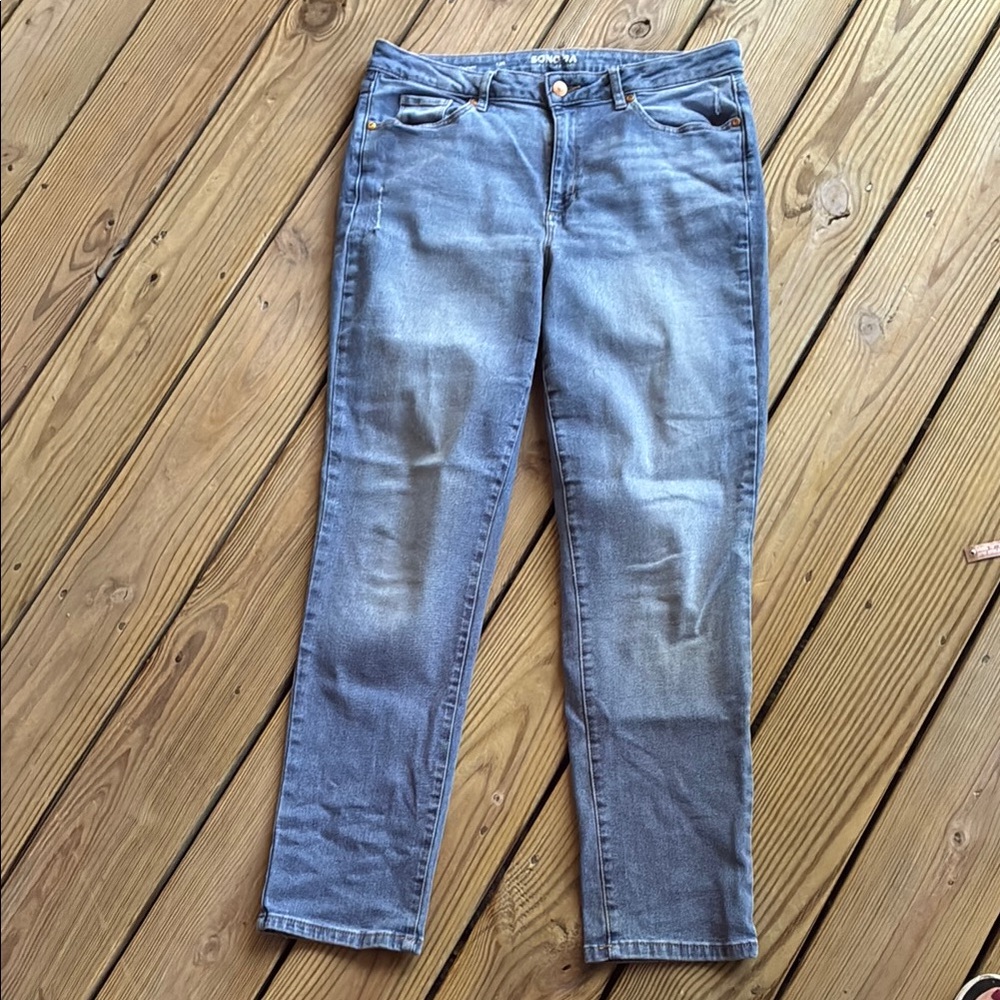 Sonoma Women's Light Blue Straight Leg Jeans
